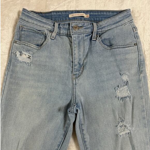 Levi's Strauss & Co Women's 721 High Rise Skinny Size 28 USED - Picture 1 of 8